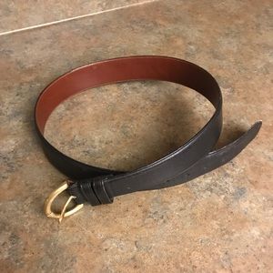 Black coach belt